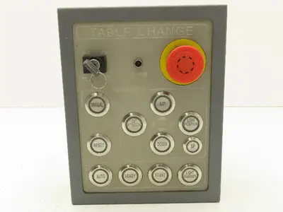 Sungjin Tech TOP Table Change Control Panel 24V Backlight E-Stop Pushbutton