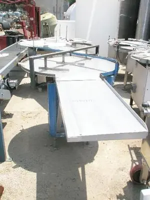 Table, Accumulation, 42" Dia, S/st, 1/4 HP, C/st Frame #S734777