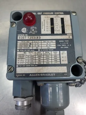 Allen-Bradley 836T-T253JX9 Ser A Bulletin 836T Pressure Switch. 6E-2