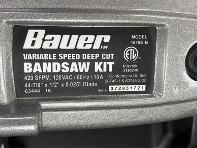 Used BAUER "1678-B" Hack Saws Texas US | MachineryMax #1488241