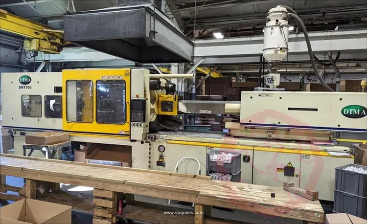 Used 2002 DIMA DMT-550 Injection Molding Machines | Stopol Equipment Sales LLC #1133631