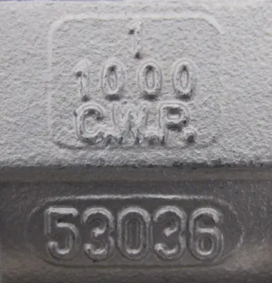 NEW SHARPE 53036 WELD SOCKET BALL VALVE 1"