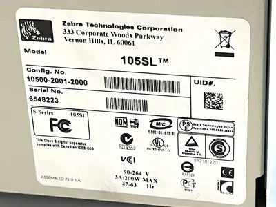 Used Zebra 105SL Thermal Printers Michigan US | Maverick Industrial Sales #1394731
