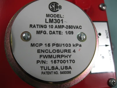 NEW Murphy LM301