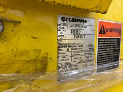 USED CUSHMAN 898361