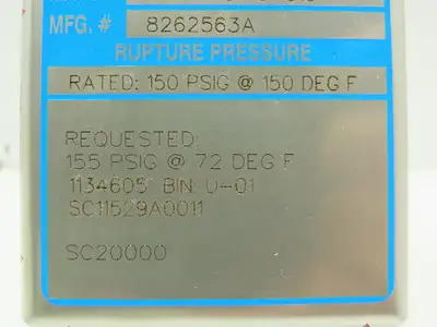 New | in-Stock CONTINENTAL DISC CORP. _UNKNOWN_ Miscellaneous MRO | Arrow Industrial #659340