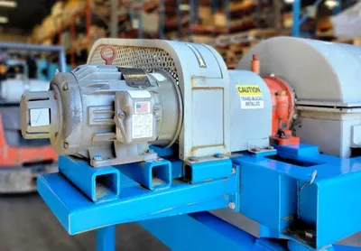 IHI HS-204L-S solid bowl decanter centrifuge, 304SS.