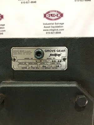 Grove Gear Flexaline DXM0230-2A Gear Reducer 200:1