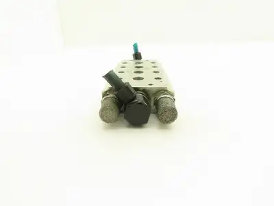 Concordia Fluidtecknik Pneumatic 4 Station Aluminum Manifold Block 3/8" NPT
