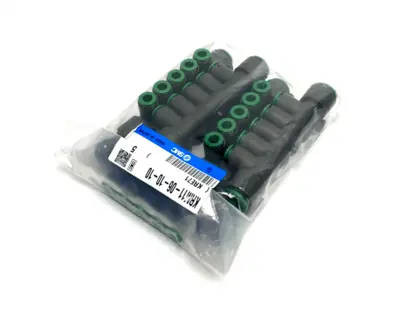 KRM11-06-10-10 | SMC  Pneumatic Fitting Manifold, 6mm Tube O.D. 10mm Port LOT OF 5 - New