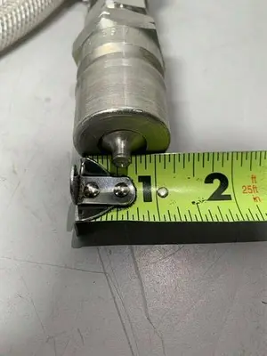 USED HY-PRO P2VF-8N 316L STAINLESS STEEL 3000 PSI PLUG VALVE W/ QUICK RELEASE