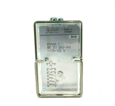 NEW ABB RK 211 066-AN AUXILIARY RELAY RXMA1 RK211066AN