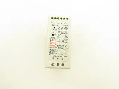 Mean Well MDR-40-24 DIN Rail Power Supply 100-240VAC to 24VDC 40W  Lot of 3