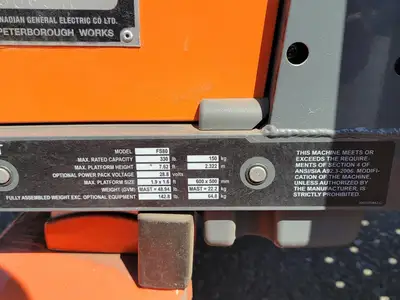 USED 2012 JLG FS80