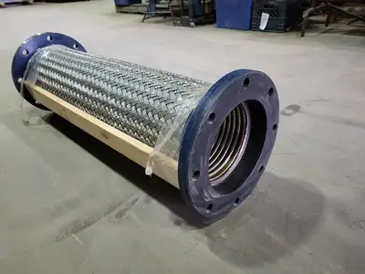 8" x 39" Class 150 Flexible Braided Metal Hose B16/5 SA/A105N/C21