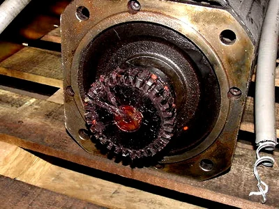 USED 1985 Fanuc MODEL 3 A/C SPINDLE MOTOR & A/C SPINDLE DRIVE
