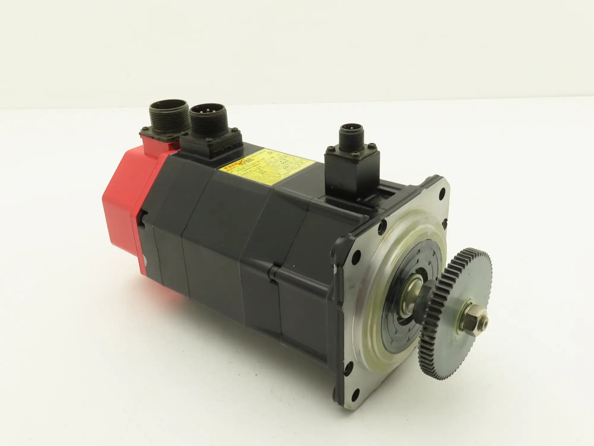 Fanuc A06B-0123-B175 AC Servo Motor 0.9kW 127V 3Ph 3000RPM Encoder A8600360T201