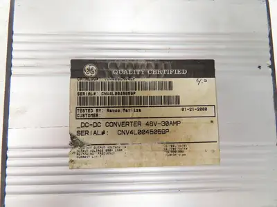 General Electric IC4486CNV4LF Forklift DC/DC Converter 48/12V Off Yale ERC080