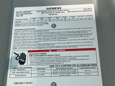 New | in-Stock SIEMENS HNF263R Switchgears Ohio US | HGR 24 #1278541