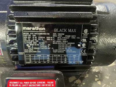Used MARATHON ELECTRIC XVH145THTN6046BA 6M A.C. Motors Ohio US | HGR 24 #1406138
