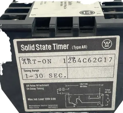 NEW WESTINGHOUSE 1264C62G17