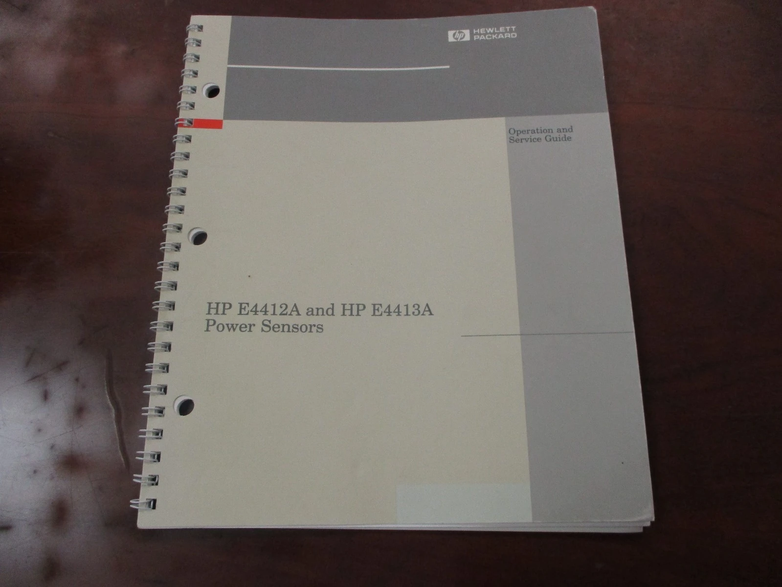 HP E4412A AND E4413A POWER SENSORS OPERATION AND SERVICE GUIDE