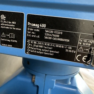NEW Endress+Hauser 5W4C80-FEC8/0