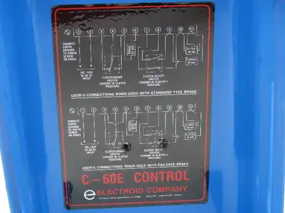 Electroid Control C-60E Power Supply 120VAC 1A 50/60Hz Output 0-90VDC .5A
