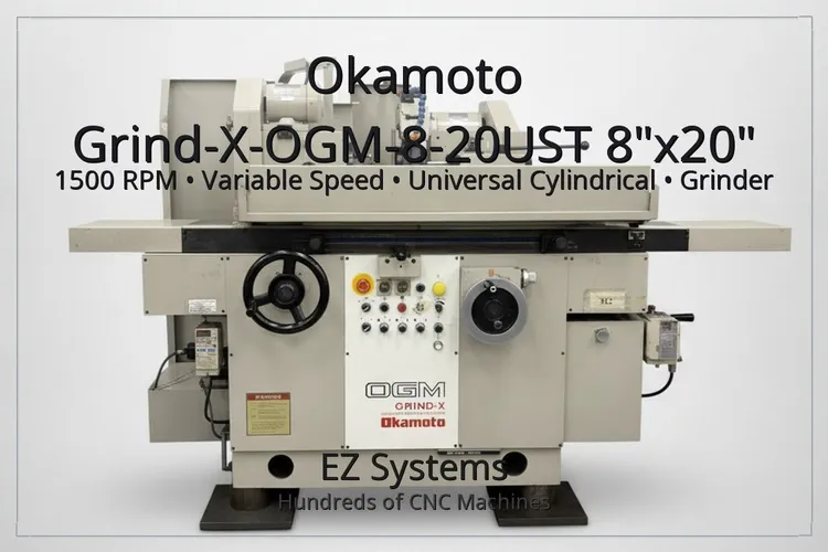 Used 2000 OKAMOTO Grind-X-OGM-8-20UST Universal Cylindrical Grinders Arizona US | [EZ] EZ Systems #1290071