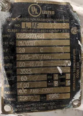 USED TRI-CLOVER CL2284MDG