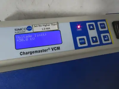 SIMCO ION VCMBP30-P Chargemaster Generator 85-264VAC 3.2A 30kV 5mA Positive