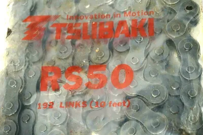 NEW TSUBAKI RS50 ROLLER CHAIN 10'