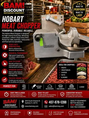 Used HOBART 84186 Choppers Florida US | BAM Discount Restaurant Equipment #1230719