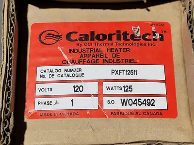 New | in-Stock CALORITECH PXFT12511 HVAC Parts and Equipment British Columbia CA | Lenmark #1426237