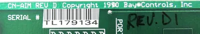 USED BAY CONTROLS CN-AIM CIRCUIT BOARD CNAIM REV D1