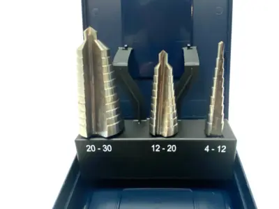 USED GARANT HSS-E STEPPED DRILL SET ⌀ DC: 4-30MM
