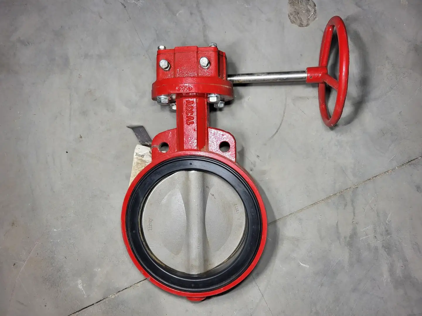 8in. Butterfly Valve, Manual Actuation, ISO 9001