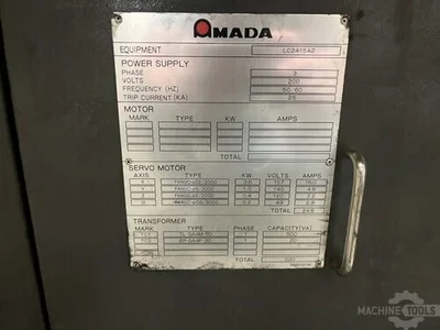 USED 1997 AMADA LASMAC LC2415 ALPHA II