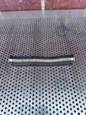 Stainless Steel Bellows Flexible Vacuum Hose 10" w/ KF 25 Fitting