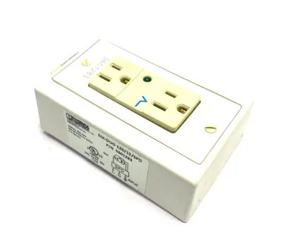 USED PHOENIX CONTACT RAIL-MOUNTED UTILITY OUTLET