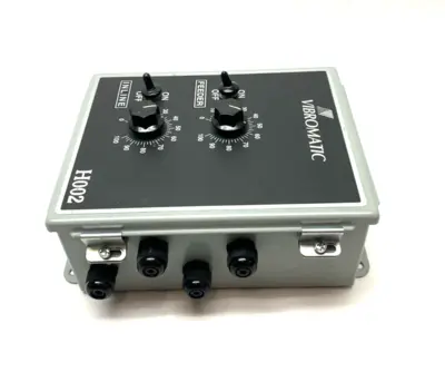 USED VIBROMATIC INCLINE/FEEDER CONTROLLER FOR VIBRATING BOWL FEEDER, ADJUSTABLE