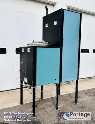 USED 2008 CBG TECHNOLOGIES F2500 SOLVENT RECYCLER