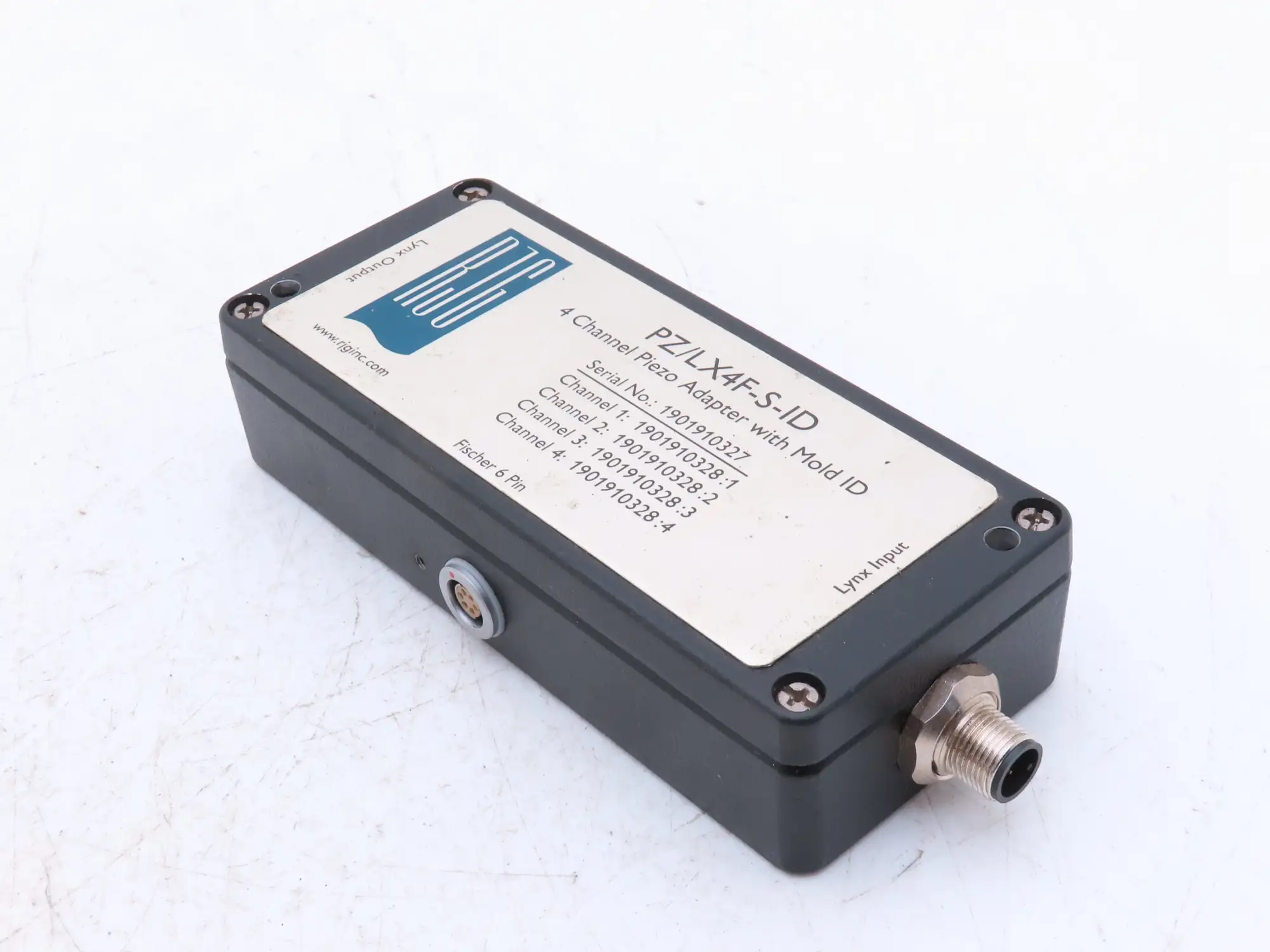 RJG PZ/LX4F-S-ID Vacuum Gauge Transducer Piezo Adapter Module 4 Channel