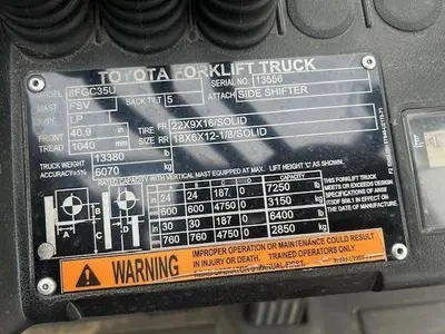 Used 2018 TOYOTA 8FGC35U Liquid Propane Forklifts Illinois US | Somerset Equipment Sales #1546263