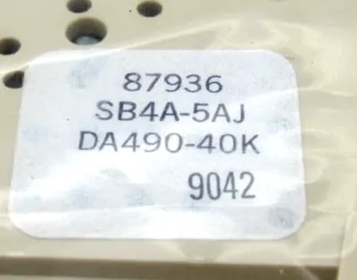 NEW ROBERTSHAW DA490-40K SUB-BASE THERMOSTAT DA49040K