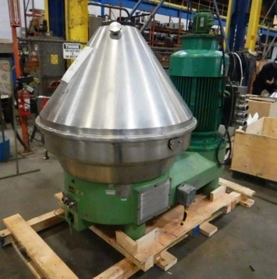 (3) Westfalia HSA 200-36-777 clarifier centrifuges, 316SS.