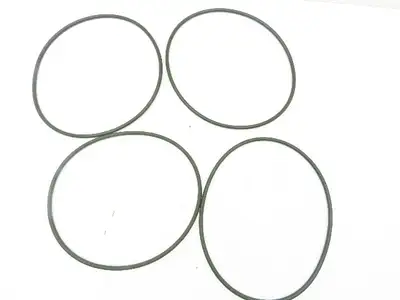 Viton 75 Duro Black O-Ring  1/4" x 9-1/2" ID x 10" OD  Lot of 4