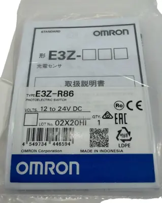 NEW OMRON E3Z-R86 PHOTOELECTRIC SWITCH 12-24VDC E3ZR86