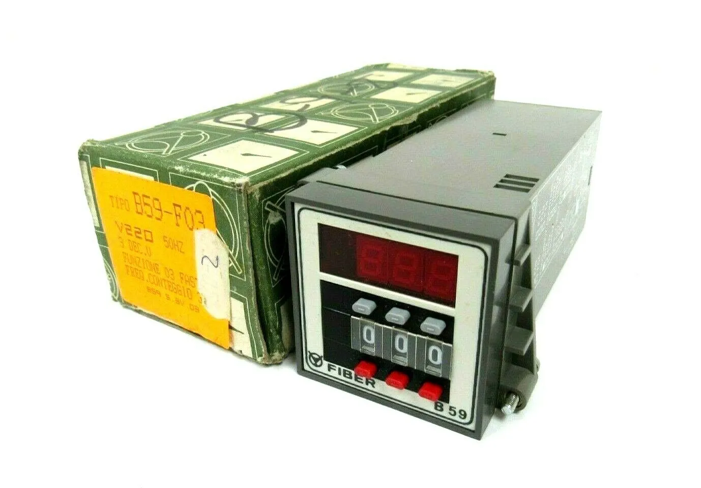 NEW FIBER B59-F03 IMPULSE COUNTER B59F03