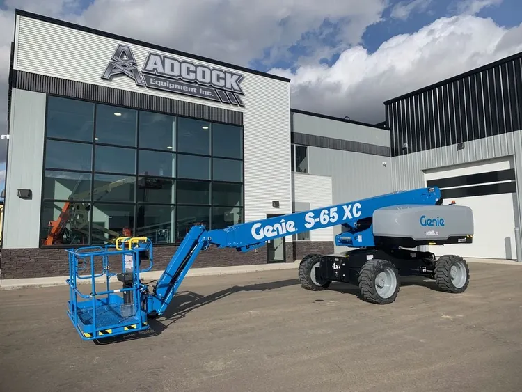New | in-Stock 2025 GENIE S-65 XC TELESCOPIC BOOM LIFT Telescopic Boom Lifts Alberta CA | Adcock Equipment #1418142